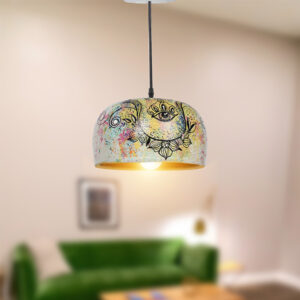 Rajasthani Heritage Handmade Terracotta Ceiling Lamps