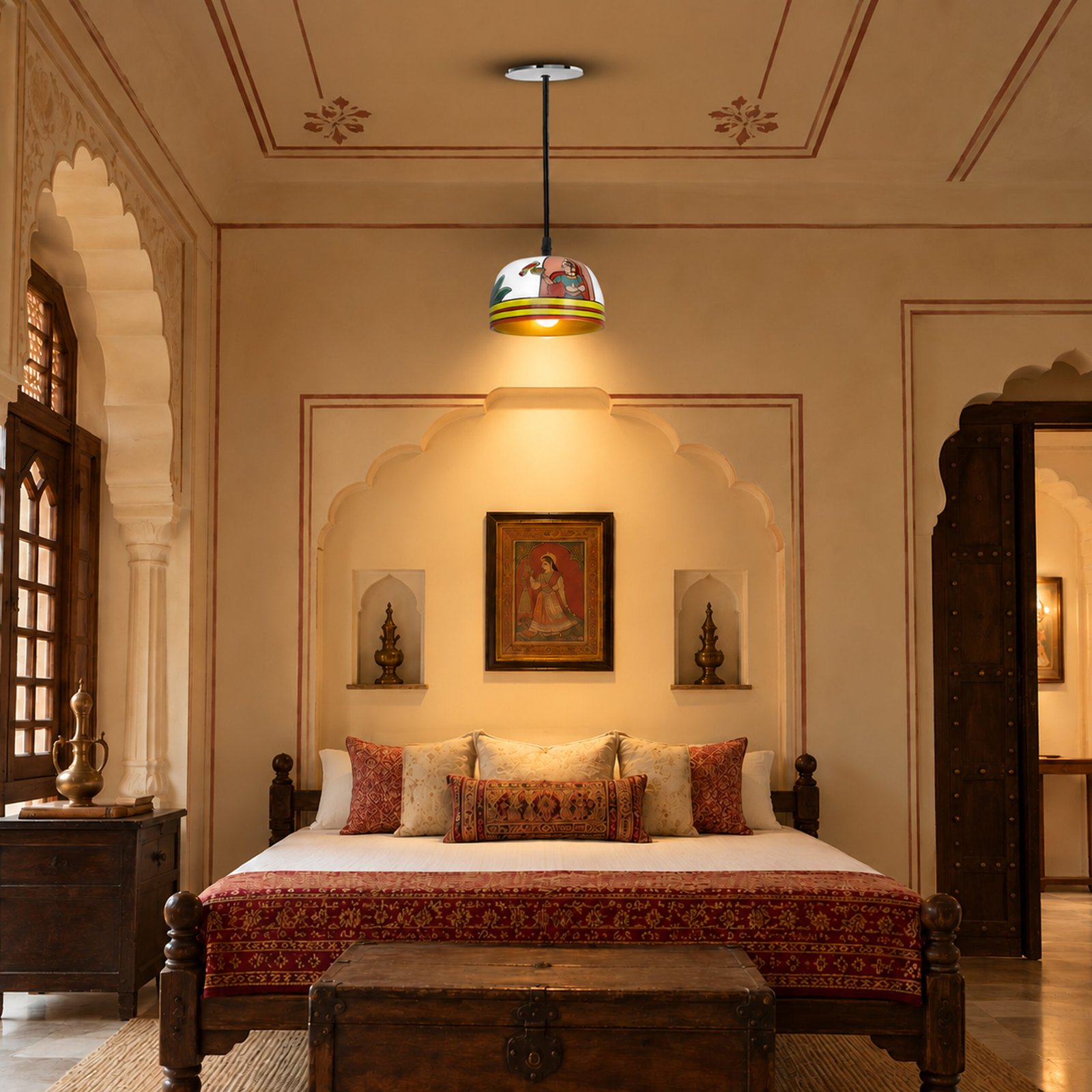 Terracotta Pendant Ceiling Lamp