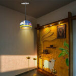 Handmade Terracotta Divine Serenity Pendant Ceiling Lamp