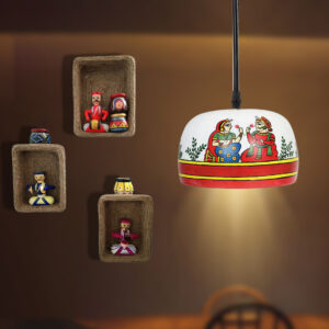 Handmade Terracotta Pendant Ceiling Lamp
